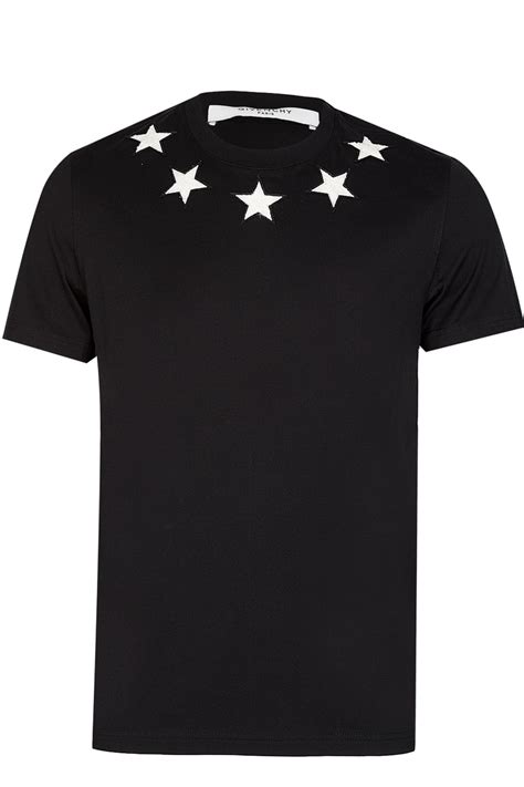 givenchy blue star shirt|givenchy t shirt with holes.